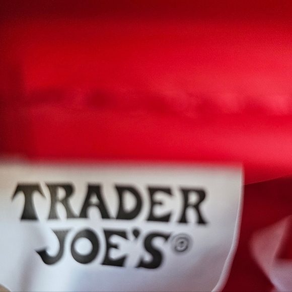 NWT TRADER JOE'S Red mini insulated Bag with Palm Trees Design - Picture 4 of 7